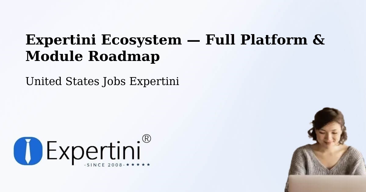 Expertini Ecosystem — Full Platform & Module Roadmap – Carmel